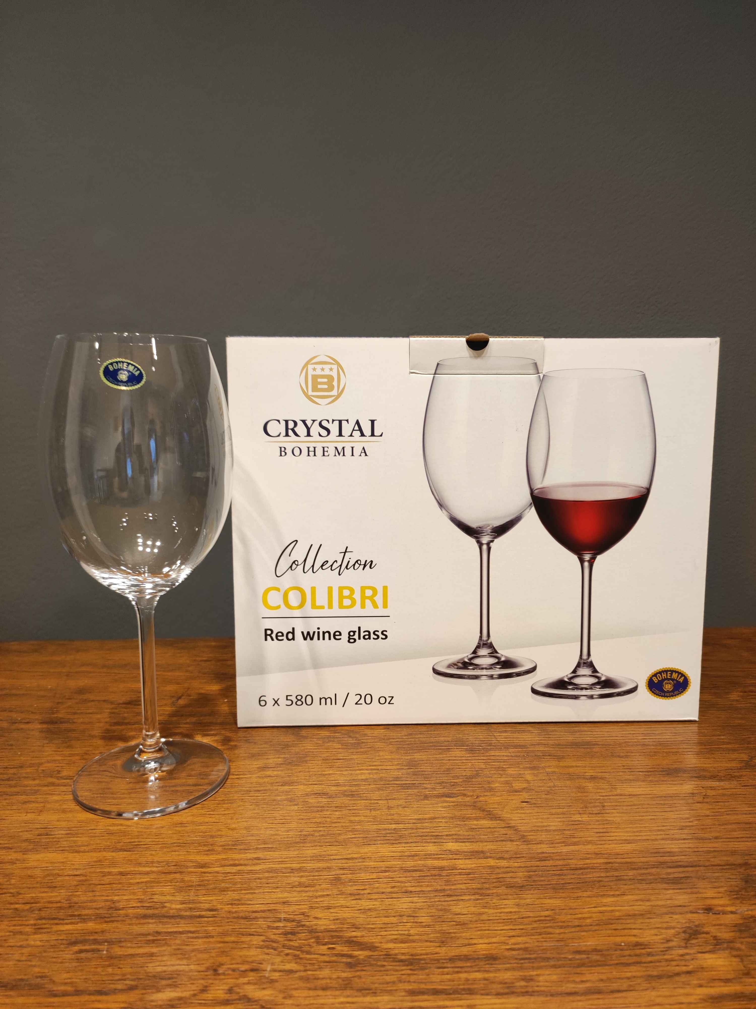 6 unid. x BOHEMIA COPA COLIBRI 580ML
