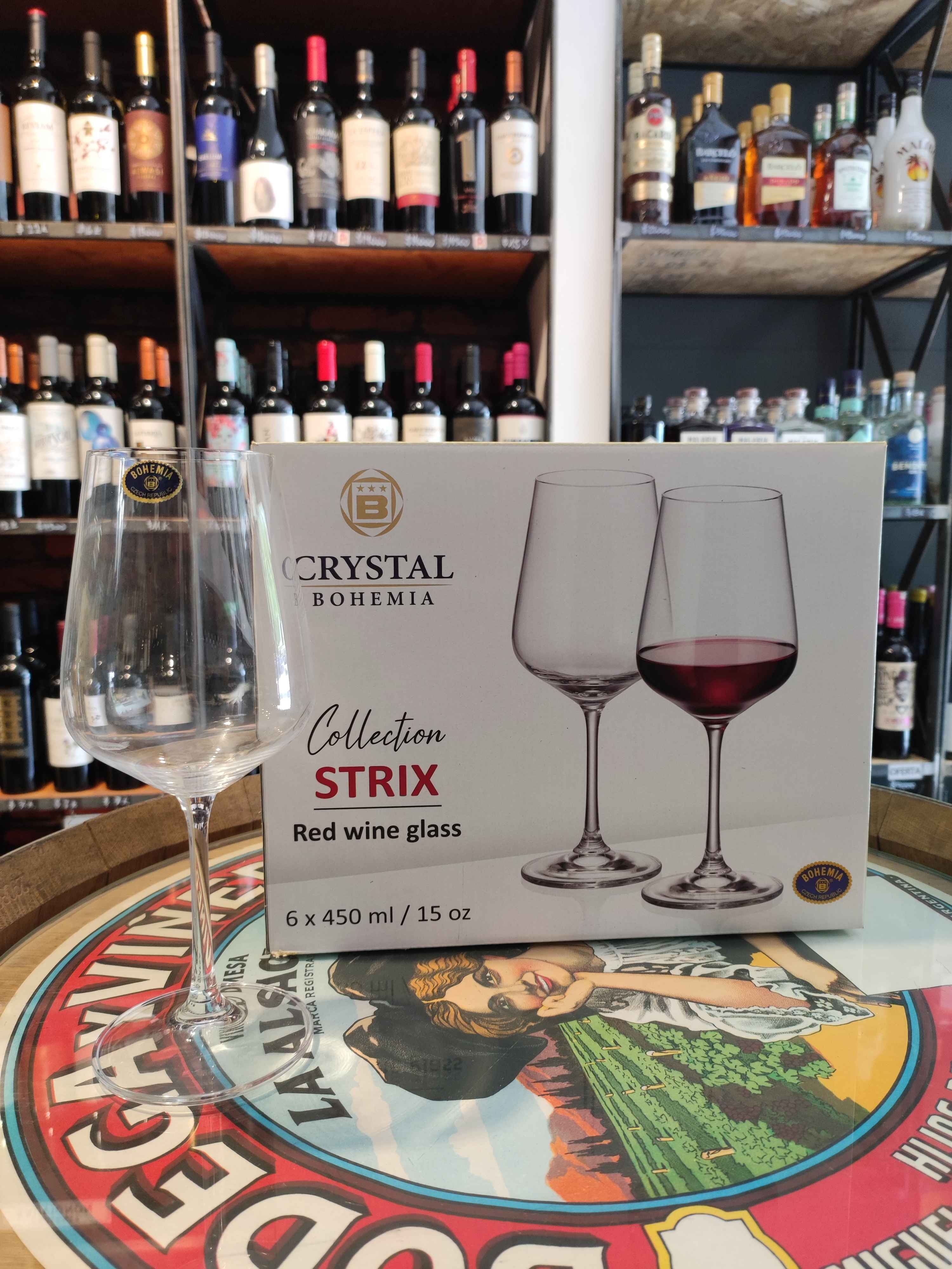 6 unid. x BOHEMIA COPA STRIX 450 ML 