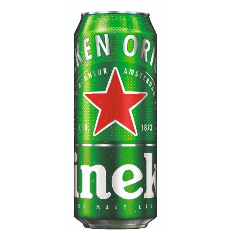 6 unid. x HEINEKEN LATA 473 CC