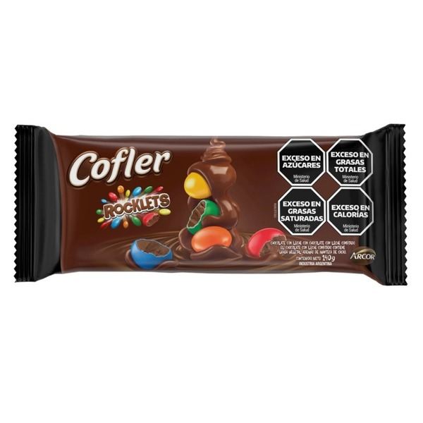 CHOC.COFLER ROCKLETS X 140GR