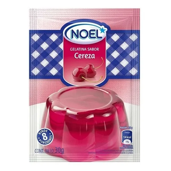 ALIM.GELATINA NOEL CEREZA X 30GR