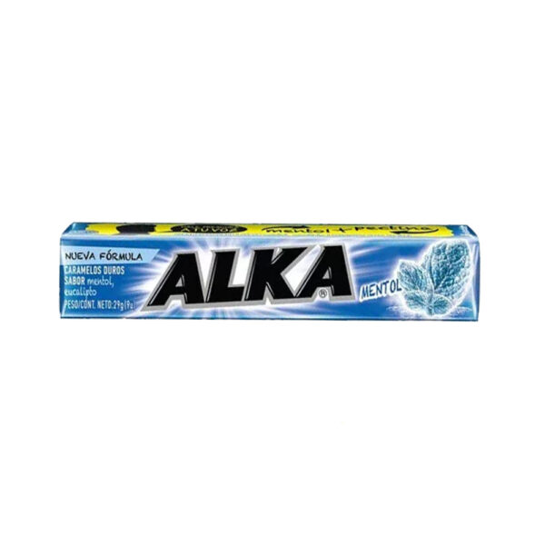 CAR.PASTILLA ALKA MENTOL X 12U