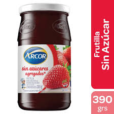 ALIM.MERM.ARCOR S/AZUCAR FRUTILLA X 390GR