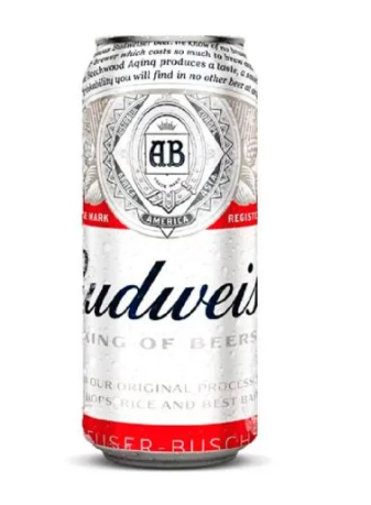 6 unid. x BUDWEISER LATA 473 ML